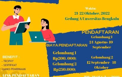 Competition Annoucement, Province-wide economic debate by theme create innovation and realized a creative generation in the digital era.