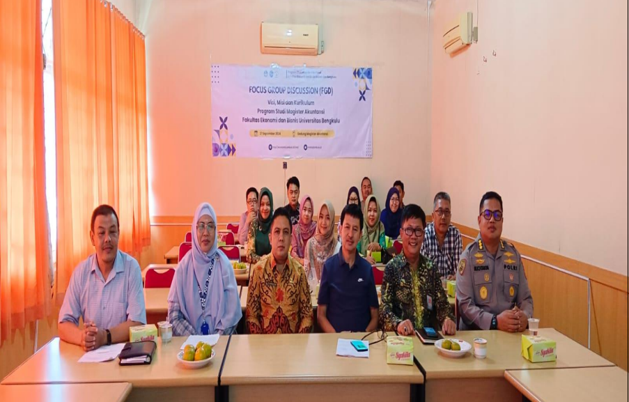 Magister Akuntansi Universitas Bengkulu Gelar FGD untuk Tingkatkan Kualitas Kurikulum Sesuai Program Kampus Merdeka Magister Akuntansi Universitas Bengkulu Gelar FGD untuk Tingkatkan Kualitas Kurikulum Sesuai Program Kampus Merdeka
