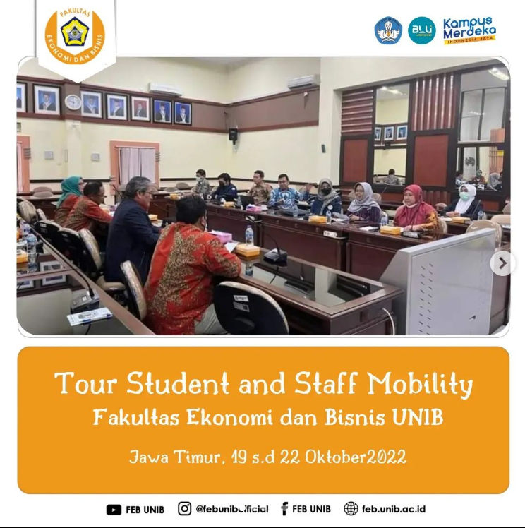 TOUR STUDENT AND STAFF MOBILITY FACULTY OF ECONOMICS AND BUSINESS 2022