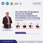 The University Of Bengkulu Carries Out ACQUIN International Institutional Accreditation From Germany