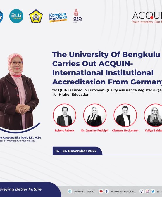 The University Of Bengkulu Carries Out ACQUIN International Institutional Accreditation From Germany
